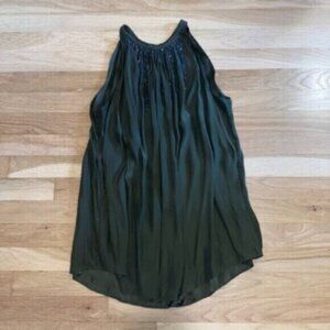 Acrobat Green Chain Tank Blouse